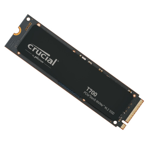 Crucial T700 4TB Gen5 NVMe SSD - 12400/11800MB/s R/W 2400TBW 1500K IOPs 1.5M hrs MTTF with DirectStorage for Intel 13th Gen  AMD Ryzen 7000