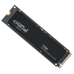 Crucial T705 4TB Gen5 NVMe SSD - 14100/12600 MB/s R/W 2400TBW 1500K IOPs 1.5M hrs MTTF DirectStorage for Intel 14th Gen  AMD Ryzen 7000