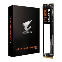 Gigabyte AORUS Gen4 5000E SSD 2TB PCI-Express 4.0x4, NVMe 1.4, Sequential Read ~6500 MB/s, Sequential Write ~6000 MB/s