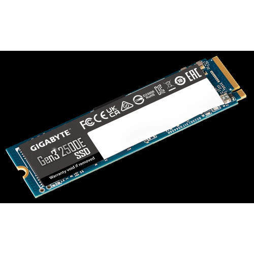 Gigabyte G325E 500G M2 500G PCIe 3.0x4, 2300/1500 MB/s 60k/240Kl MTBF 1.5m hr Limited 3 years or 240TBW