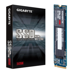 Gigabyte M.2 PCIe NVMe SSD 512GB V2 1700/1550 MB/s 270K/340K IOPS 2280 80mm 1.5M hrs MTBF HMB TRIM SMART Solid State Drive 5yrs