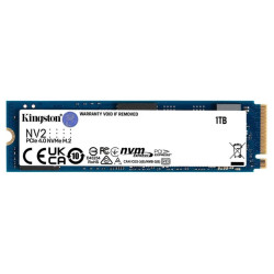 Kingston Nv2 1TB M.2 NVMe PCIe 4.0 SSD - 3500/2100MB/s 320TBW 1.5 Million Hrs M.2 2280 3Y WTY