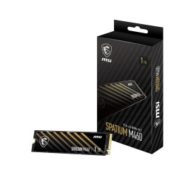 MSI SPATIUM M460 PCIe 4.0 NVMe M.2 1TB SSD, 5 Year Warranty