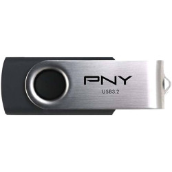 PNY P-FD128GTBATTR  FDI, 128G, Turbo Attache-R, USB3.2, ASPK Read Speed Up to 70MB/s (AMZ)