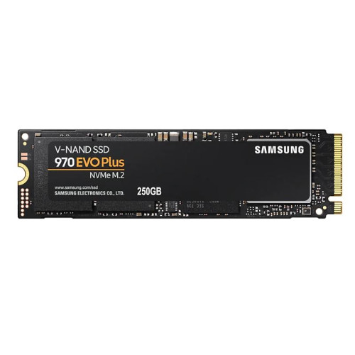 Samsung 970 EVO Plus 250GB PCIe NVMe SSD MLC 3500MB/s 2300MB/s 250K/550KIOPS 150TBW 5yrs wty