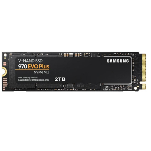 Samsung 970 EVO Plus 2TB PCIe NVMe SSD MLC 3500MB/s 3300MB/s 620K/560K IOPS 1200TBW 5yrs wty