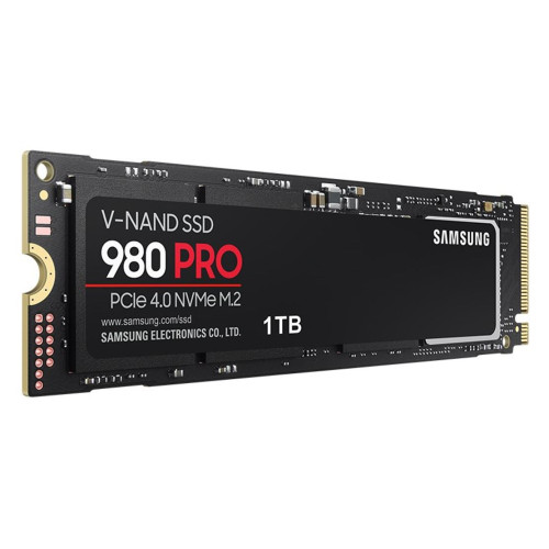 Samsung 980 Pro 1TB Gen4 NVMe SSD 7000MB/s 5000MB/s R/W 1000K/1000K IOPS 600TBW 1.5M Hrs MTBF for PS5 5yrs Wty