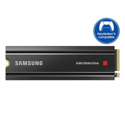 Samsung 980 Pro 1TB Gen4 NVMe SSD with Heatsink 7000MB/s 5000MB/s R/W 1000K/1000K IOPS 600TBW 1.5M Hrs MTBF for PS5 5yrs Wty