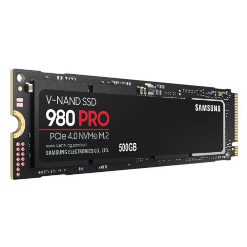 Samsung 980 Pro 500GB Gen4 NVMe SSD - 6900MB/s 5000MB/s R/W 1000K/1000K IOPS 300TBW 1.5M Hrs MTBF for PS5 5yrs Wty