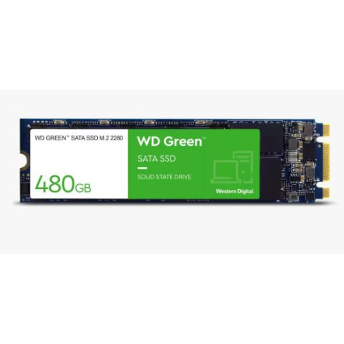 Western Digital WD WDS480G3G0B Green SATA M.2 2280 SSD 480GB 3-Year Limited Warranty