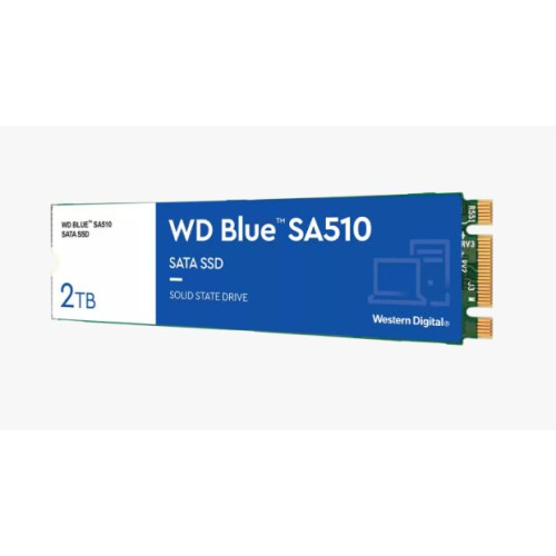 Western Digital WDS200T3B0B  WD Blue SA510 SATA SSD   2TB  M.2 2280   5-Year Limited Warranty