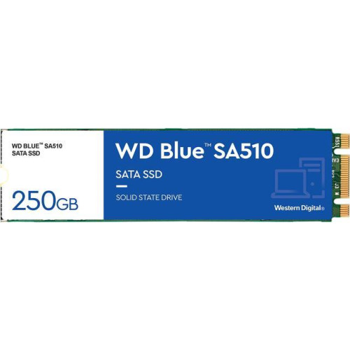 Western Digital WDS250G3B0E Blue SN580 NVMe™ SSD 250GB M.2 2280  PCIe Gen4 x4  5-Year Limited Warranty