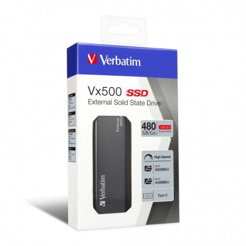 Verbatim Vx500 EXTERNAL SSD Drive 480GB USB3.1