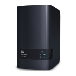 Western Digital WD My Cloud EX2 Ultra 4TB 2 Bay NAS 1.3GHz Dual-Core 1GB DDR3 RAID 2xUSB3.0 GbE LAN Sync Auto Backup 256 AES Encrypt Windows