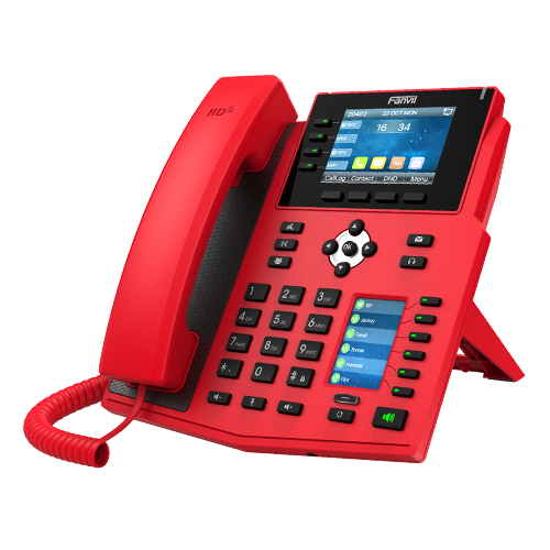 Fanvil X5U-RED High End Enterprise IP Phone - 3.5