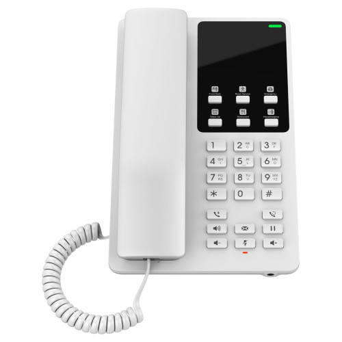 Grandstream GHP620W Hotel Phone, 2 Line IP Phone, 2 SIP Accounts, HD Audio, Built In Wi-Fi, White Colour, 1Yr Wty