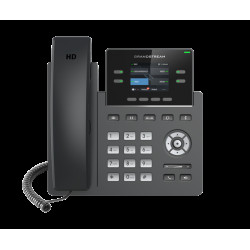 Grandstream GRP2612P 4 Line IP Phone, 2 SIP Accounts, 320x240 Colour Screen, HD Audio, Powerable Via POE