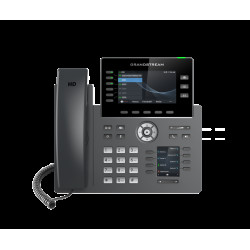 Grandstream GRP2616 6 Line IP Phone, 6 SIP Accounts, 480x272 Colour Screen, HD Audio, Integrated Bluetooth+WiFi, Powerable Via POE