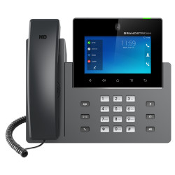 Grandstream GXV3450 16 Line Android IP Phone, 16 SIP Accounts, 1280 x 800 Colour Touch Screen, 2MB Camera, Built In Bluetooth+WiFi, Powerable Via POE
