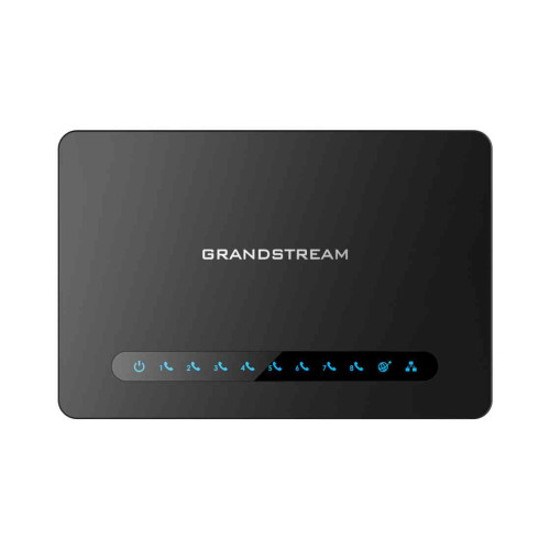 Grandstream HT818 FXS ATA, 8 Port Voip Gateway, Dual GbE Network, Supports 2 SIP profiles and 8 FXS ports, Supports T.38 Fax for reliable Fax-over-IP