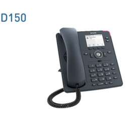 SNOM D150 Desk Telephone, PoE, HD Audio, Suitable For IP Desk Phone, Indoor Wall Mounting,