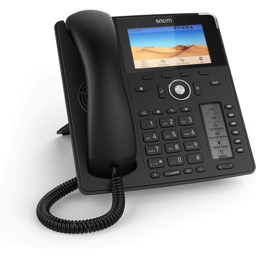 SNOM D785N SIP Desk Phone, 4.3 Inch Colour Display, 480 x 272 Pixels, HD Audio, USB, 48 Self-Labeling Keys