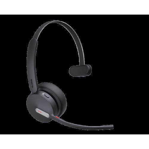 Yealink BH70 Bluetooth Wireless Mono Headset, Black, MS-USB-A; Top noise cancellation capability in the industry/Exceptional audio performance