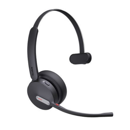 Yealink BH70 Bluetooth Wireless Mono Headset, Black, UC-USB-C | Top noise cancellation capability in the industry/Exceptional audio performance