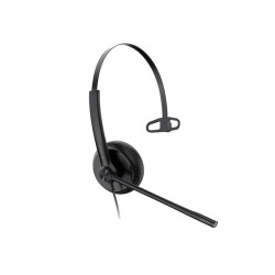 Yealink UH34-M-UC Wideband Noise Cancelling Headset, USB, Leather Ear Piece, Mono