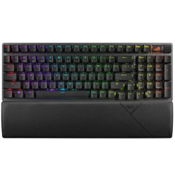 ASUS ROG STRIX SCOPE II 96 WL Snow Switch Wireless Gaming Mechanical Keyboard, Tri-mode Connection, Streamer hotkeys, PBT Keycaps