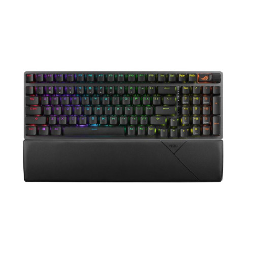 ASUS ROG STRIX SCOPE II 96 WL Storm Switch Wireless Gaming Mechanical Keyboard, Tri-mode Connection, Streamer Hotkeys, PBT Keycaps