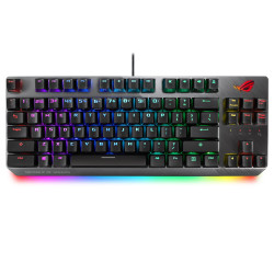 ASUS X802 ROG STRIX SCOPE NX TKL Blue Switch 80% Wired Mechanical RGB Gaming Keyboard for FPS Games, ROG NX Switches, Stealth Key, Aluminium Frame, RG