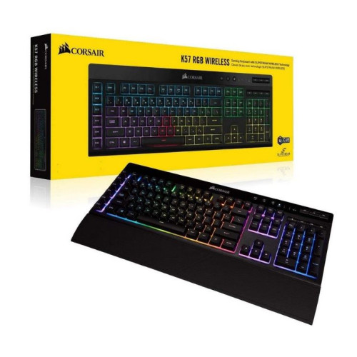 Corsair K57 sub-1ms SLIPSTREAM Wireless RGB, 6x Macros, Capellix LEDs,  Gaming Keyboard