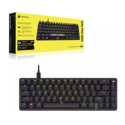 CORSAIR K65 PRO Mini 65% OPX RGB Optical-Mechanical, Backlit RGB LED, CORSAIR OPX, ICUE, PBT DS,  Black, Ultra compact Gaming Keyboard