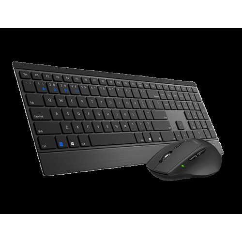 RAPOO 9500M Bluetooth  2.4G Wireless Multi-mode Keyboard Mouse Combo Black - 1300DPI 4.5mm Ultra-Slim