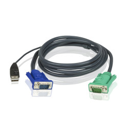 Aten KVM Cable 1.2m with VGA  USB to 3in1 SPHD to suit CS8xU, CS174x, CS13xx, CS17xxA, CS17xxi CL5xxx, CL58xx