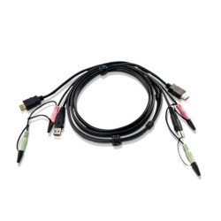 Aten KVM Cable 1.8m with HDMI, USB  Audio to HDMI, USB  Audio