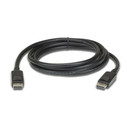 Aten 3m DisplayPort Cable, supports up to 8K (7680 x 4320 @ 60Hz), DP 1.4, High Bit Rate 3 (HBR3) bandwidth of 32.4 Gbps