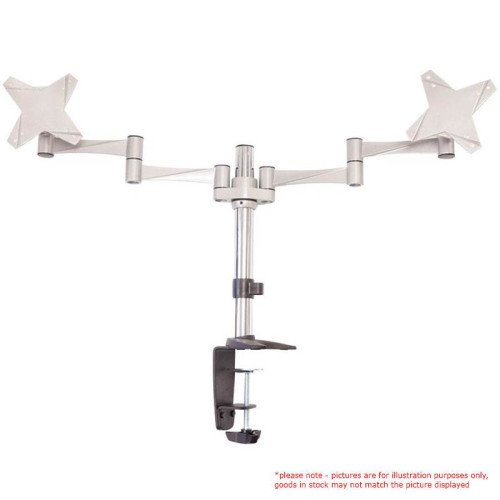 Astrotek Dual Monitor Arm Desk Mount Height Adjustable Stand for 2x LCD Display 23.8