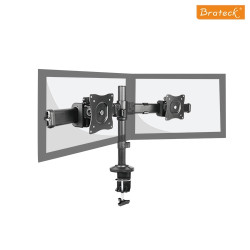 Brateck Dual Monitor Arm with Desk Clamp VESA 75/100mm Fit Most 13