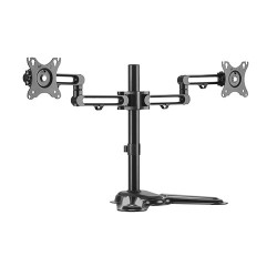 Brateck Dual Free Standing Monitor Premium Articulating Aluminum Monitor Stand Fit Most 17