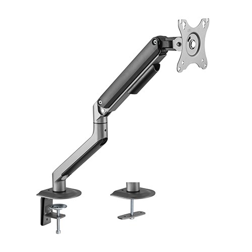 Brateck Single Monitor Economical Spring-Assisted Monitor Arm Fit Most 17