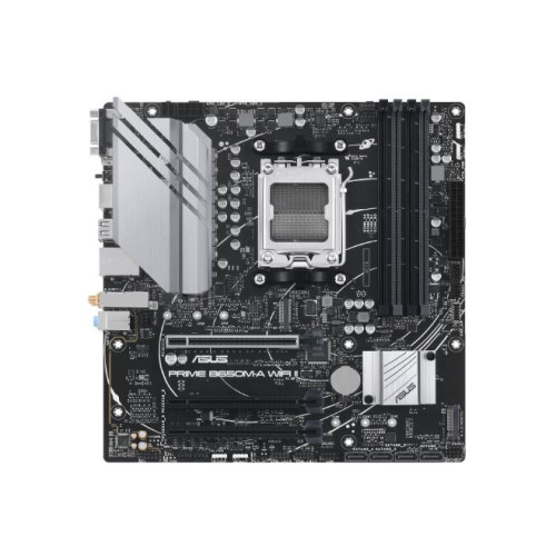 ASUS AMD B650M PRIME B650M-A WIFI II (AM5)  Micro-ATX motherboard, 4xDDR5 192GB, 1 x PCIe 4.0 x16 slot, 2 x M.2 slots, 4 x SATA, Wi-Fi 6, Realtek 2.5G