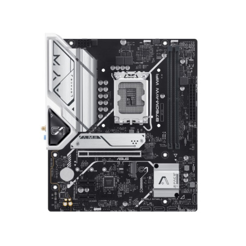 ASUS B760M-AYW WIFI LGA 1700 mATX Motherboard 96GB, 2 X DDR5 , 1 x PCIe 4.0 x16 slot,  2 x M.2 slots , 4 x SATA ,2.5Gb Ethernet,Wi-Fi 6