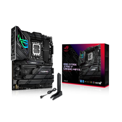 ASUS Z790 ROG STRIX Z790-F GAMING WIFI II (14th Gen) Intel LGA1700 ATX Motherborad, WIFI7, 192GB, 4x DDR5, PCIe 5.0 slot, 5 xM.2 slots, 4 x SATA,2.5Gb