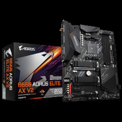 Gigabyte B550 AORUS ELITE AX V2 AMD Ryzen ATX Motherboard 4xDDR4 4xSATA 2xM.2 DP HDMI LAN RAID 3xPCIEx16 4xUSB3.2