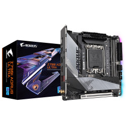 Gigabyte Z790I AORUS ULTRA Intel LGA 1700 min-iTX Motherboard, 2x DDR5 ~96GB, 1x PCI-E x16, 2x M.2, 2x SATA,  2x USB 3.2, 1x USB-C.3x USB-A.2x USB 2.0