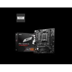 MSI PRO B650M-B AMD AM5 MATX Motherboard, 2x DDR5 ~128GB, 1x PCI-E x16, 1x M.2, 4x SATA,  6x USB 3.2,