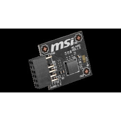 MSI TPM 2.0 Module (MS-4462) SPI Interface, 12-1 Pin, Supports MSI Intel 400 Series Motherboards and MSI AMD 500 Series Motherboards