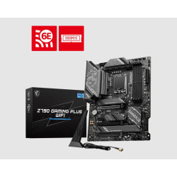 MSI Z790 Gaming PLUS WIFI  Intel E-ATX Motherboard, 4x DDR5~192GB, 3x PCI-E x 16, 2x PCI-E x 1,  3x M.2, 4x SATA, 7x USB 3.2, 1x USB-C